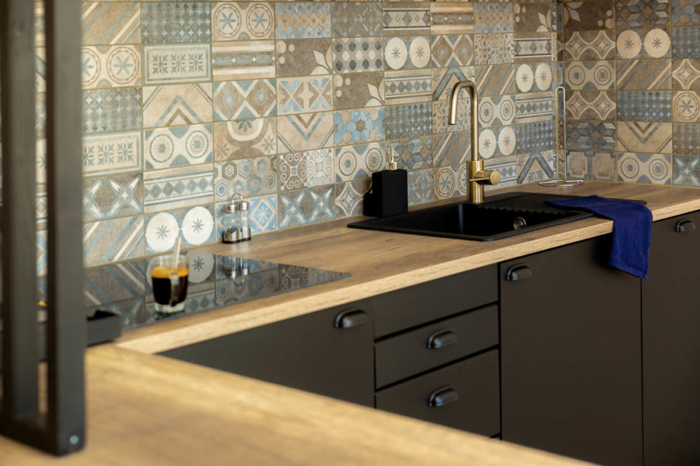 Studio Mezzanine - gros plan sur le plan de travail